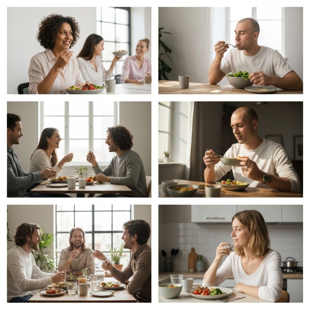 Adults in everyday eating contexts
